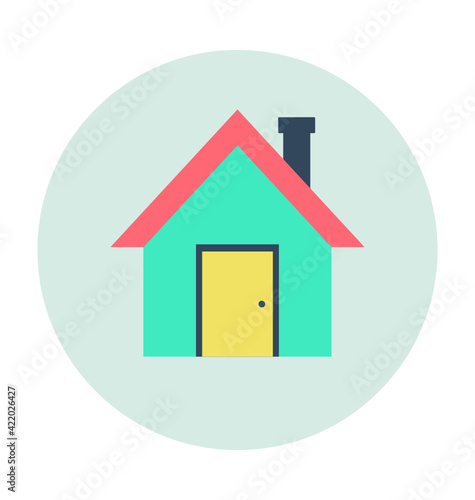 Home Colored Vector Icon