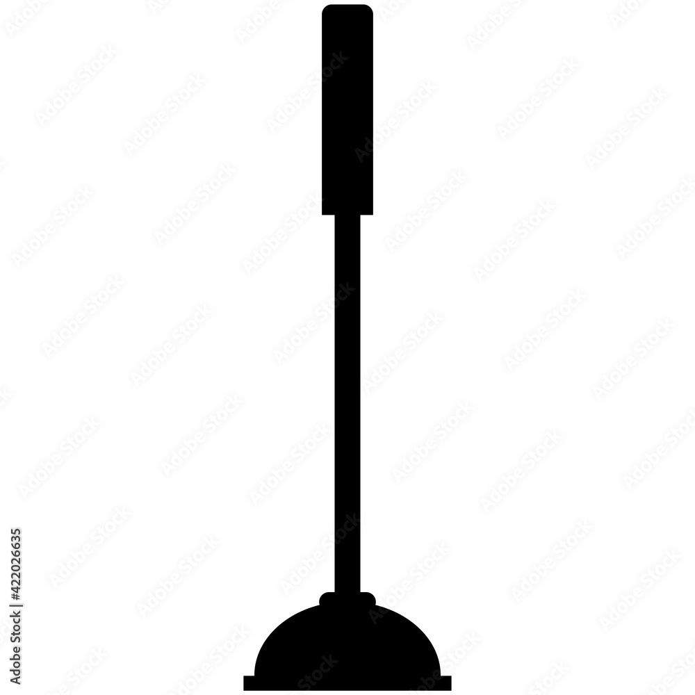 plunger icon on white background. flat style. plunger symbol. toilet plunger sign. plunger icon on white background. flat style. plunger symbol. toilet plunger sign.
