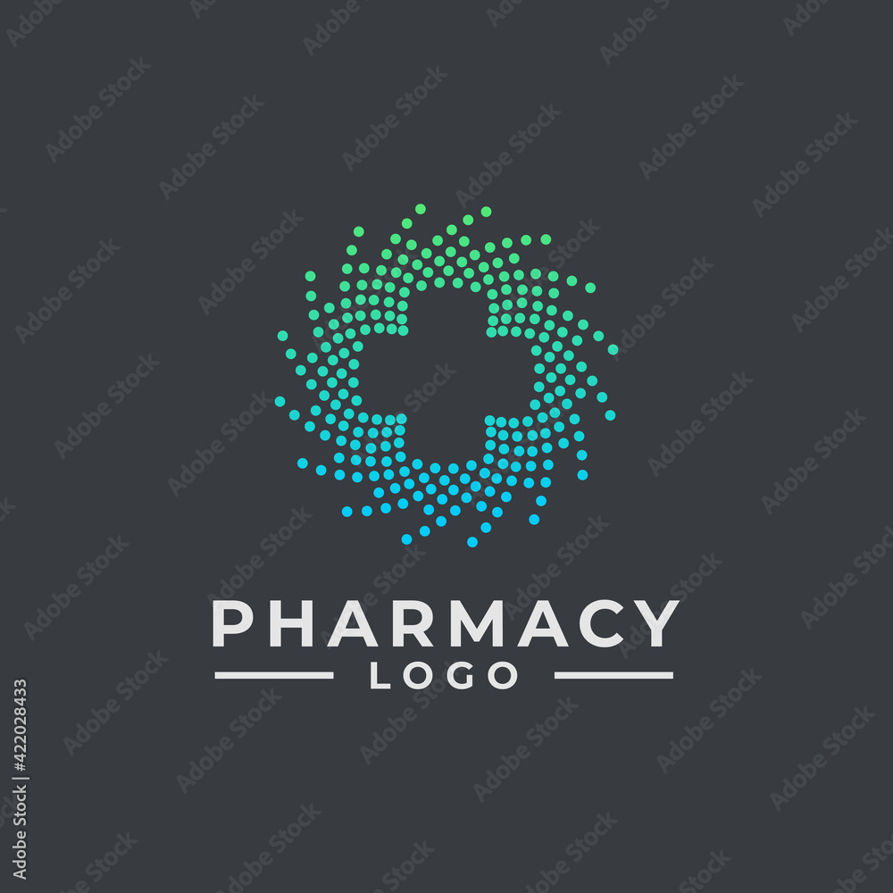 Fototapeta premium Hospital Logo Design, Pharmacy Logo Design, Health Care Logo Design and Medical Logo Design