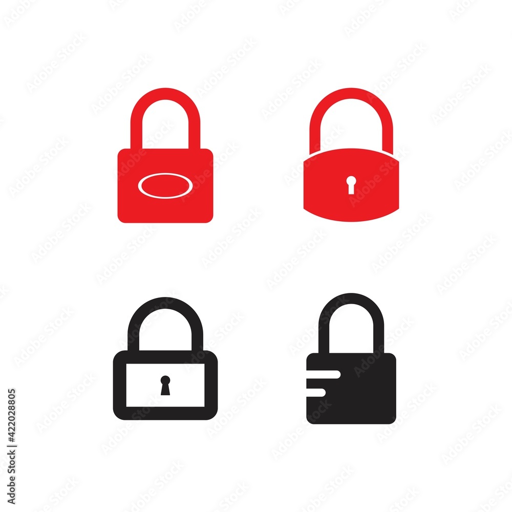 padlock logo icon padlock logo icon