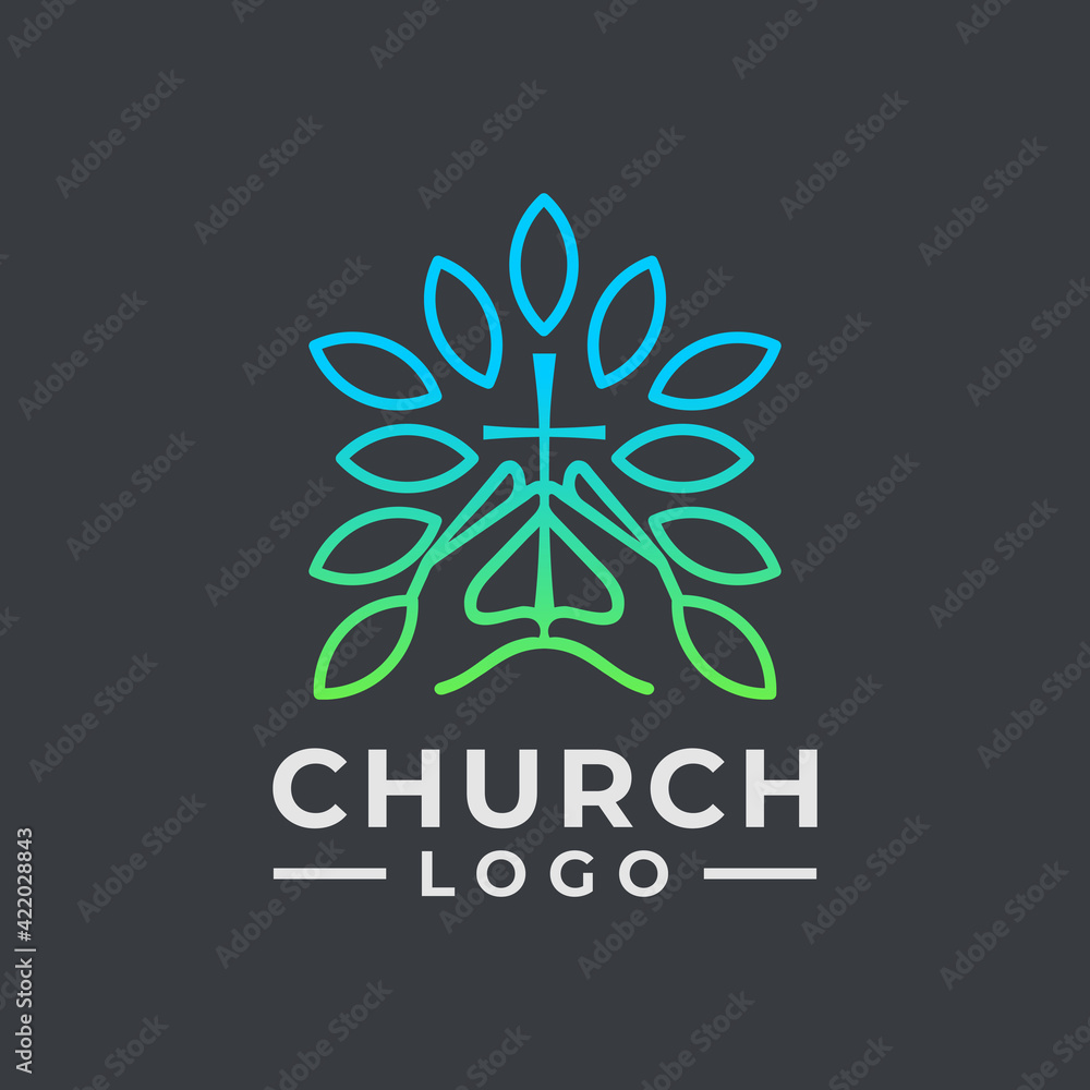 Church Logo design inspiration idea concept