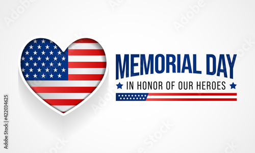 Memorial Day is observed each year in May. it is a federal holiday in the United States for honoring and mourning the military personnel who have died in the performance of their military duties.