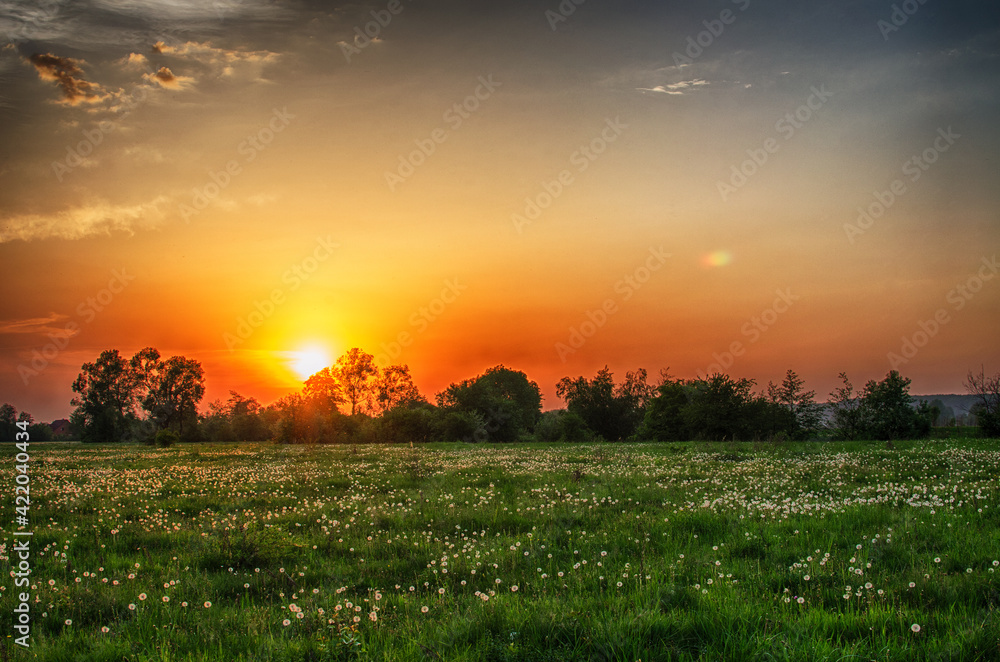 Sunrise is a great time to relax in nature for energy Sunrise is a great time to relax in nature for energy