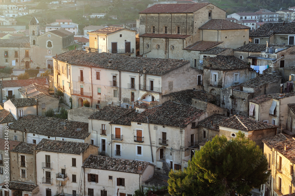 Altomonte, Cosenza district, a view of the village, Calabria, Italy, Europe