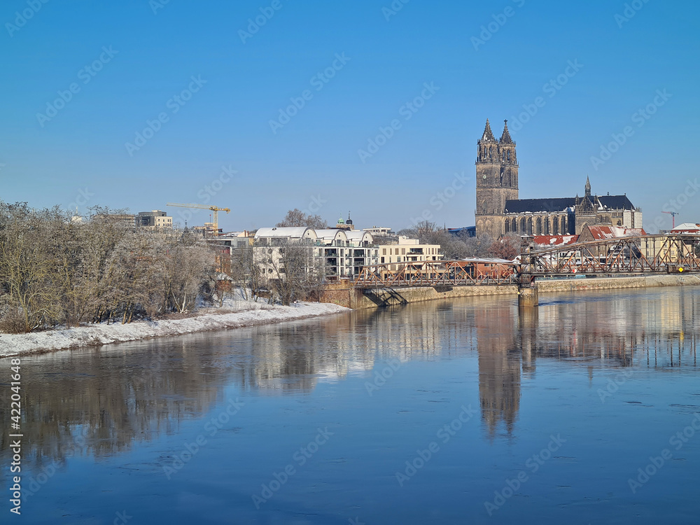 Winter in MAgdeburg