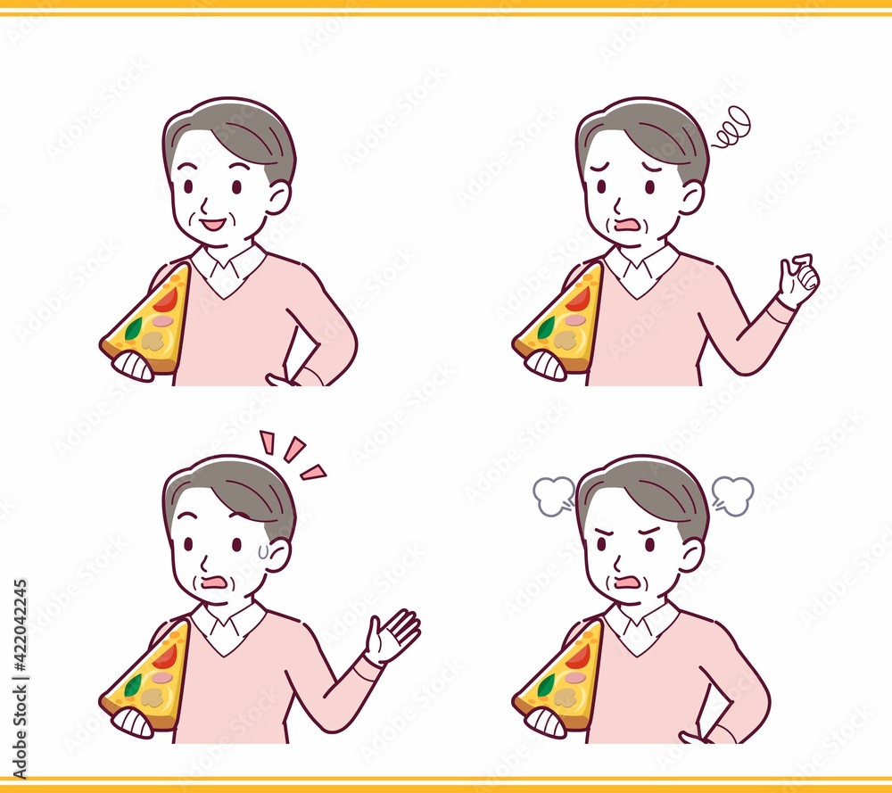 ピザを食べる人 ピザを食べる人