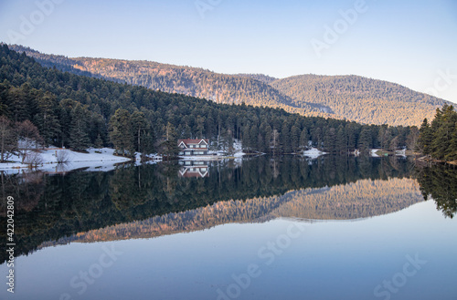 Turkey's Golcuk district is located in a nature park, a gorgeous lake and nature views