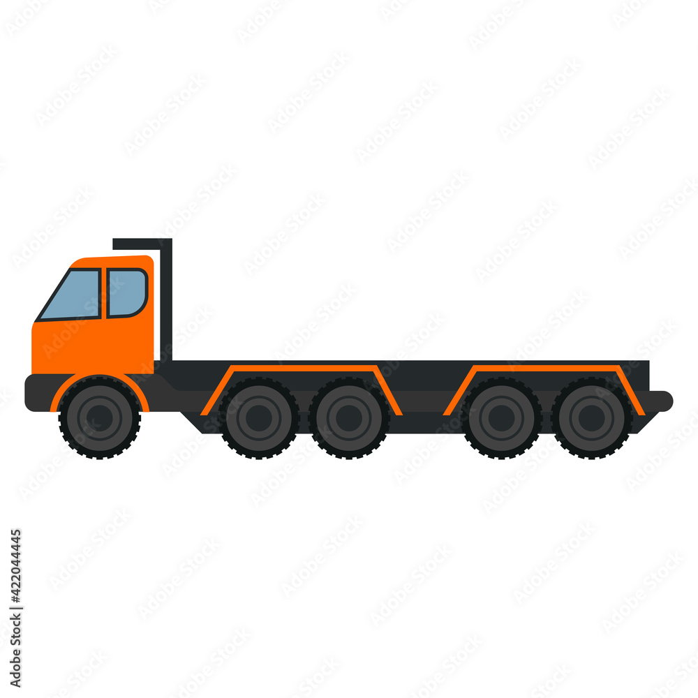 heavy equipment logo isolated on white background. vector illustration heavy equipment logo isolated on white background. vector illustration