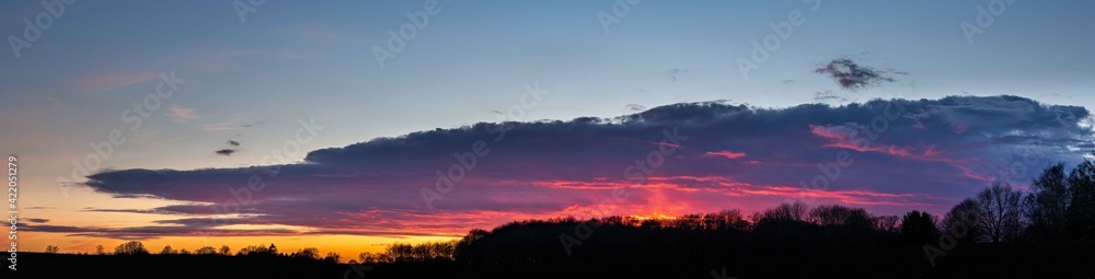 Wolke am Abendhimmel 