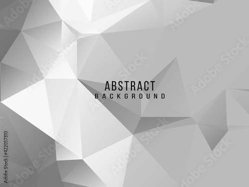 Abstract grey and white geometric stylish modern background design