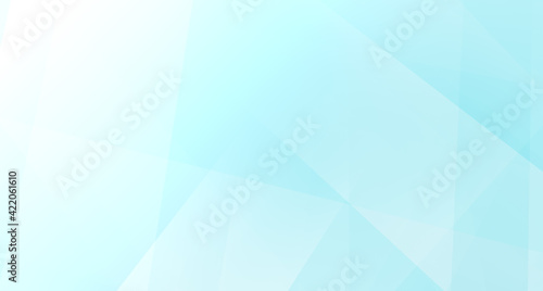 Abstract blue white and gray polygon triangle pattern gradient background. 3d render illustration.