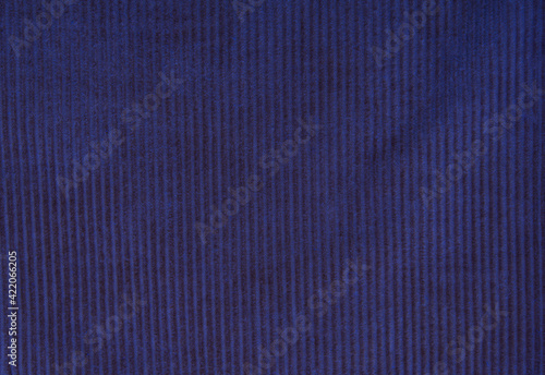 Texture of Vintage velvet fabric in beautiful blue color for background