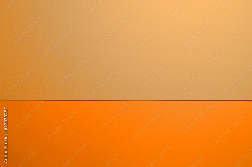 two sheets of colored paper