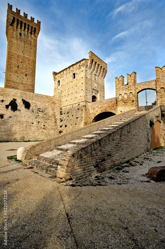 Montefiore Castle, Recanati, District of Macerata, Marche, Italy, Europe