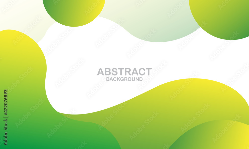 Liquid wave background with green and yellow color background. Fluid wavy shapes. Eps10 vector Liquid wave background with green and yellow color background. Fluid wavy shapes. Eps10 vector