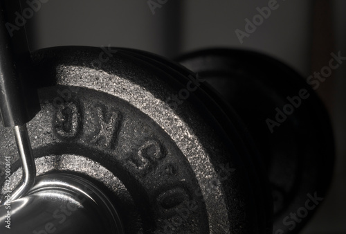 Dumbbell collapsible close-up