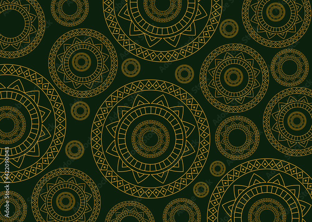 Mandala background template for commercial Mandala background template for commercial