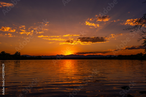 Sloan Lake Sunset  Denver