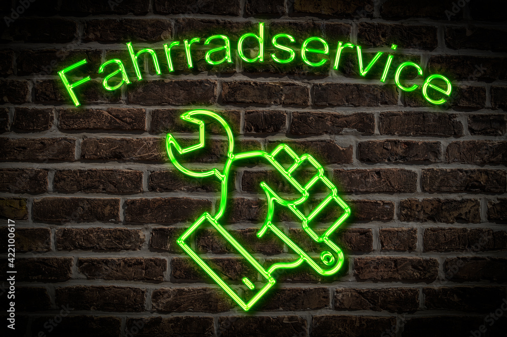 Obraz premium Fahrradservice