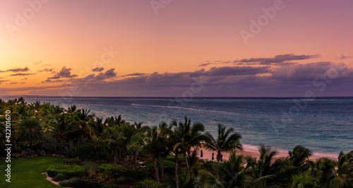 Sunrise over Grace Bay, Turks and Caicos