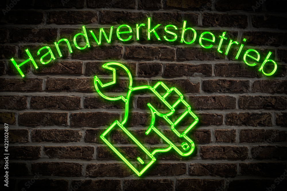 Fototapeta premium Handwerksbetrieb