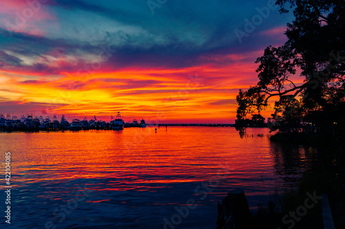 Sunset Over Choctawhatchee Bay © Jeff
