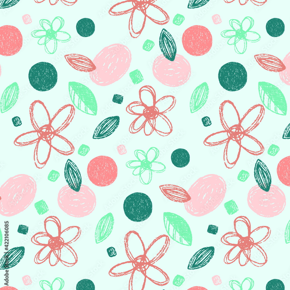seamless pattern with flowers seamless pattern with flowers