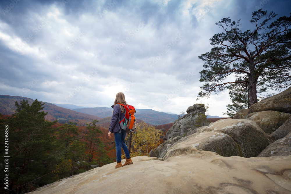 Fototapeta premium a Dovbush rocks