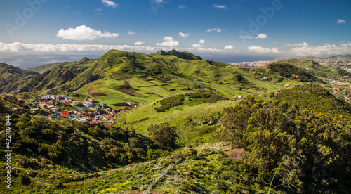 View of Tenerife from Mirador de Jardina on Tenerife