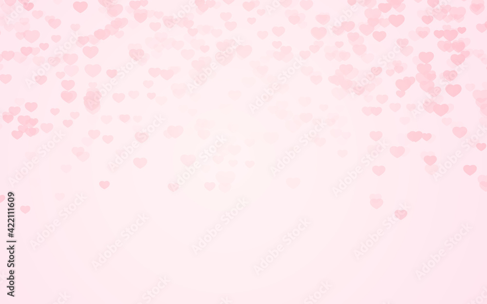 valentine day pink hearts on pink rose background. valentine day pink hearts on pink rose background.