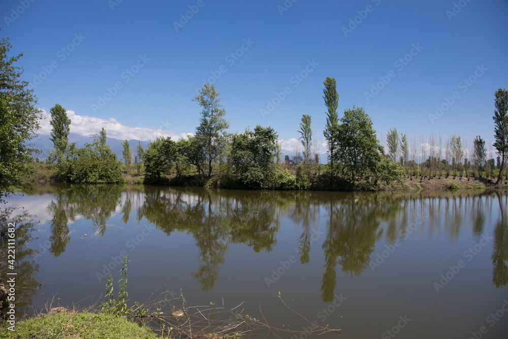 Beautifullake Azerbaijan outdoor. Early summer time. Caucasus Beautifullake Azerbaijan outdoor. Early summer time. Caucasus