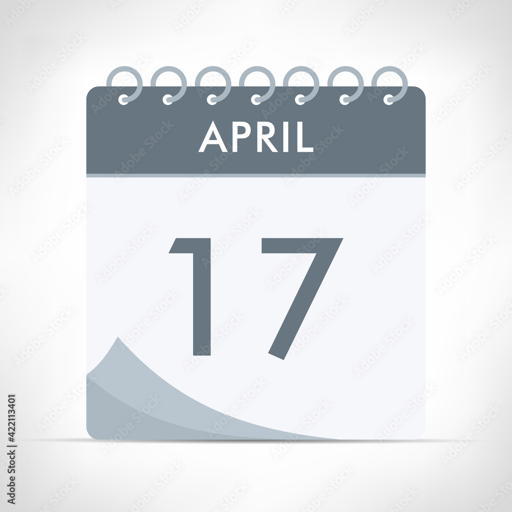 April 17 - Calendar Icon April 17 - Calendar Icon