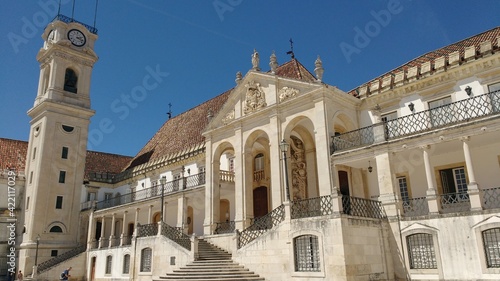 University of Coimbra facade, North Portugal