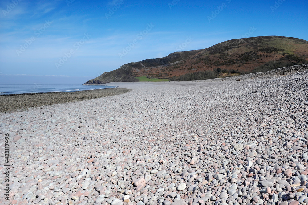 Beach at Porlock Bay, Bossington, Somerset, Exmoor Beach at Porlock Bay, Bossington, Somerset, Exmoor