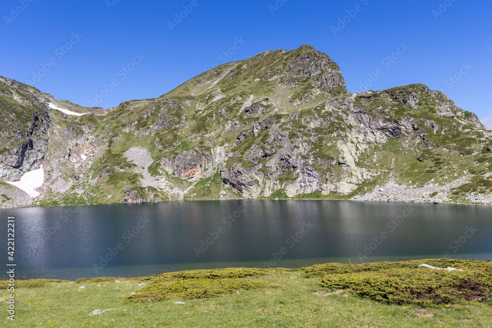 Landscape with The Kidney Lake, The Seven Rila Lakes, Bulgaria