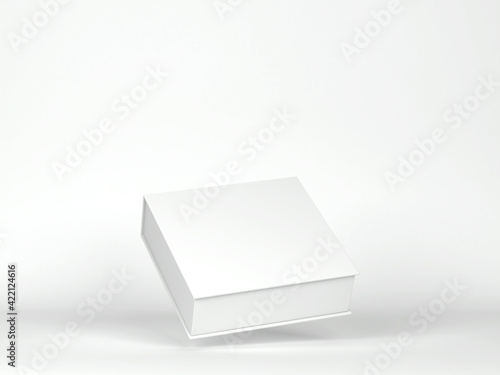 Blank box packaging mockup