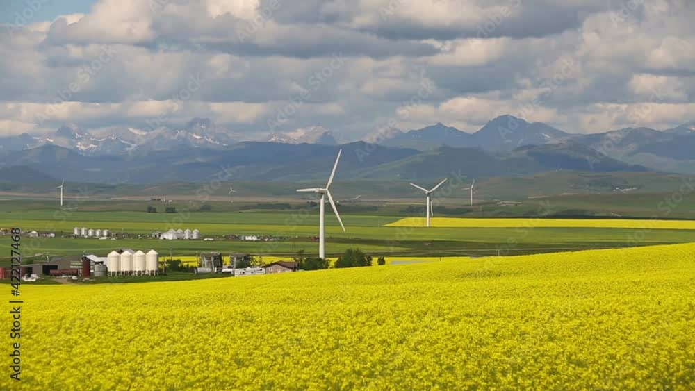 Wind Farm Renewable Energy Alberta Canada Wind Farm Renewable Energy Alberta Canada