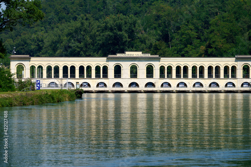Panperduto dam, in Varese province, Italy