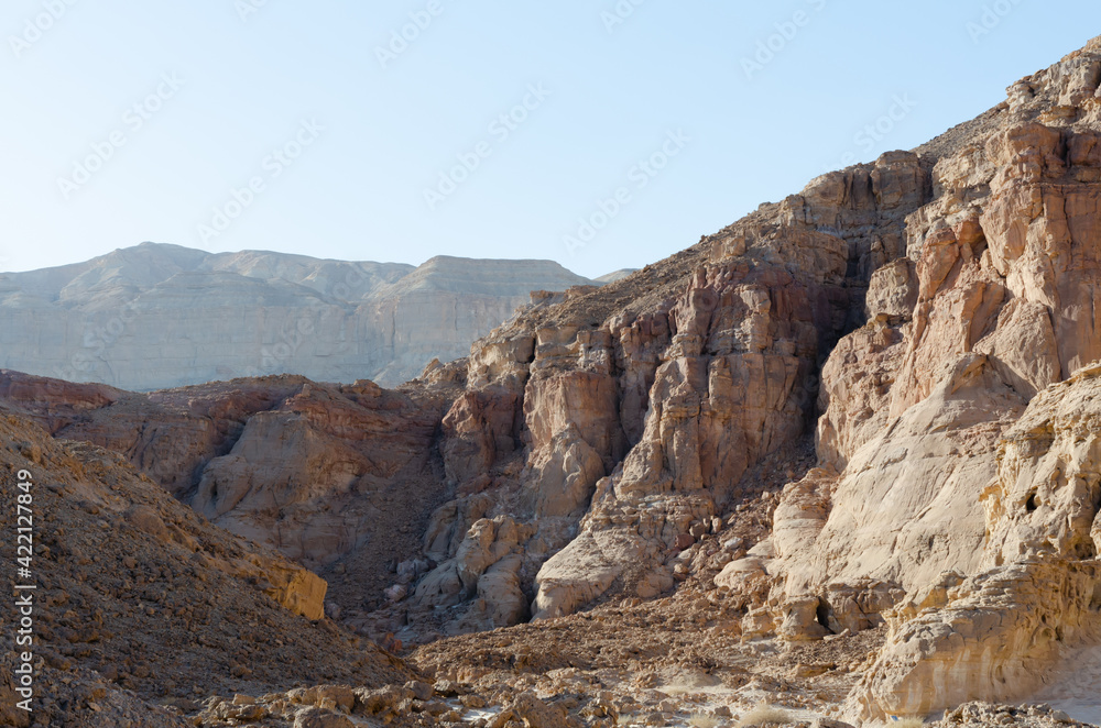 Fototapeta premium beautiful landscapes in the mountains in the desert