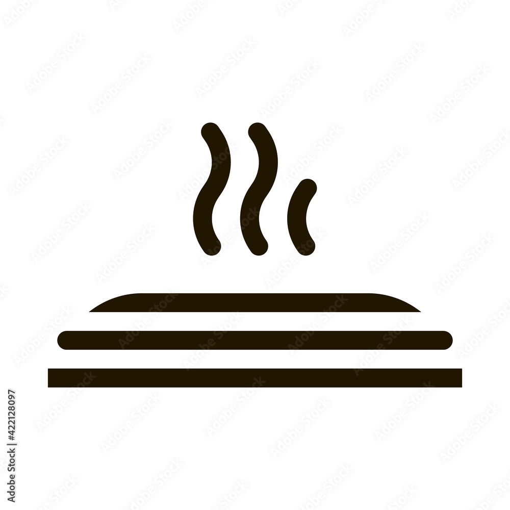 Hot Pizza Icon Vector Glyph Illustration Hot Pizza Icon Vector Glyph Illustration