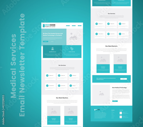 Medical Services Promotional Email Newsletter Template
