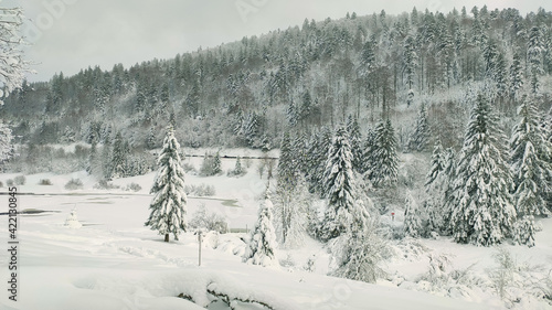 Mountains in winter