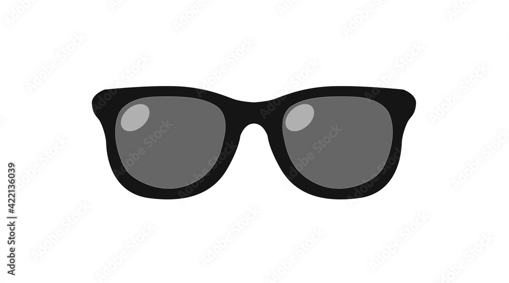Sunglasses Icon. Vector isolated illustration of sunglasses