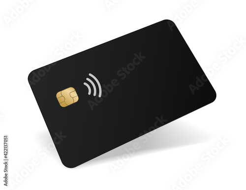 Credit debet plastic card