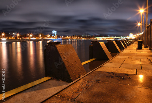 pier at night