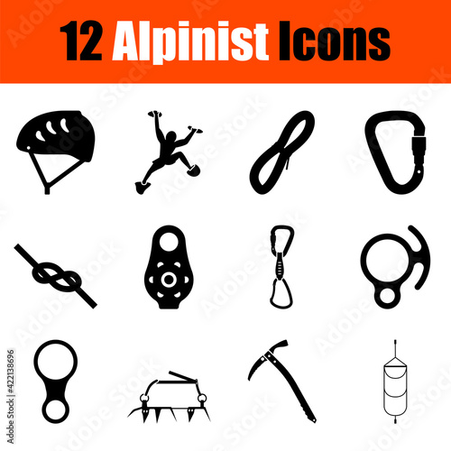 Alpinist Icon Set