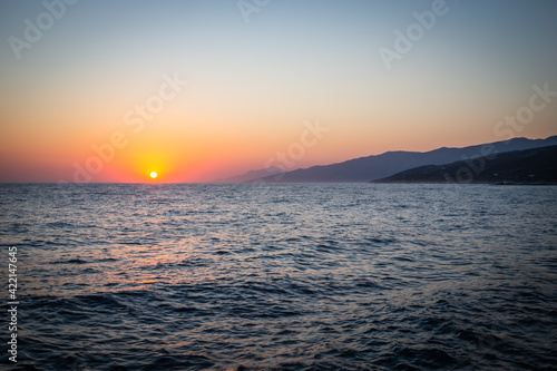 sunrise in Icaria  Greece