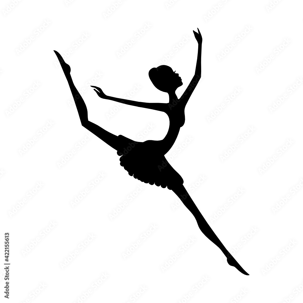 Fototapeta premium beautiful ballet dancer, ballerina