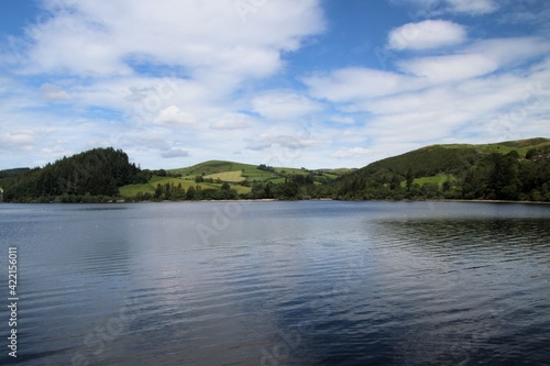 A view of Lake Vyrnwy in North Wales