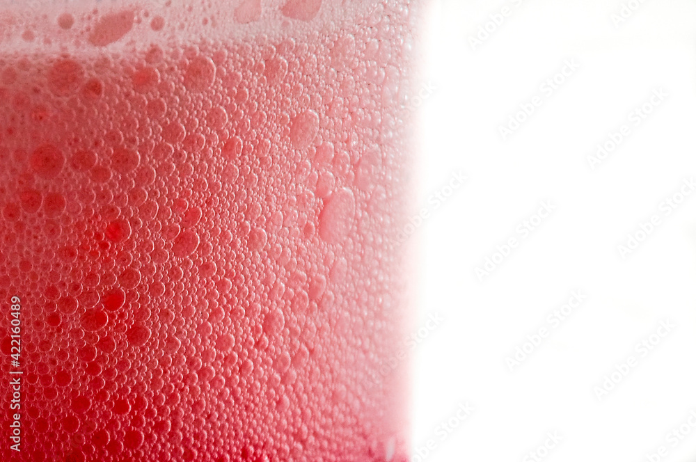 Photography Bubbles from a fizzy drink
